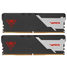 Оперативная память Patriot Viper Venom, DDR5, 32Gb (2x16Gb), 6400MHz, CL32, DIMM, с радиаторами, RGb, черный