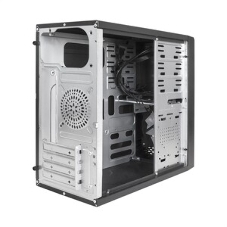 Компьютерный корпус Minitower ExeGate mEVO-7807-XP400 (mATX, БП XP400 с вент. 12см, 1*USB+1*USB 3.0, черный, 1 вент. 12см с RGb подсветкой)