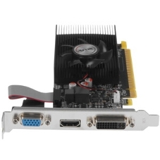 Видеокарта AFOX GT730 2Gb DDR3 PCI-E2.0 2ГБ DDR3, 128 бит, DVI-I, HDMI, VGA (D-Sub), GPU 700 МГц