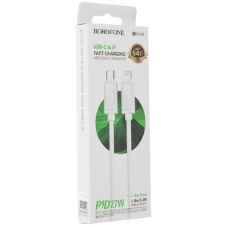 Кабель BOROFONE (6941991114915) BX109aa 3.0A 60W Type-C Type-C 1 m белый