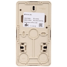 Блок Schneider-electric ЭТЮД О/У: Розетка с зазем. со шт. + Выключатель 2-клавиш., кремовый,