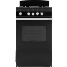 Плита газовая De Luxe 5040.38Г (Щ) черный, конфорок 4 шт, духовка 43 л, 50 см x 85 см x 50 см
