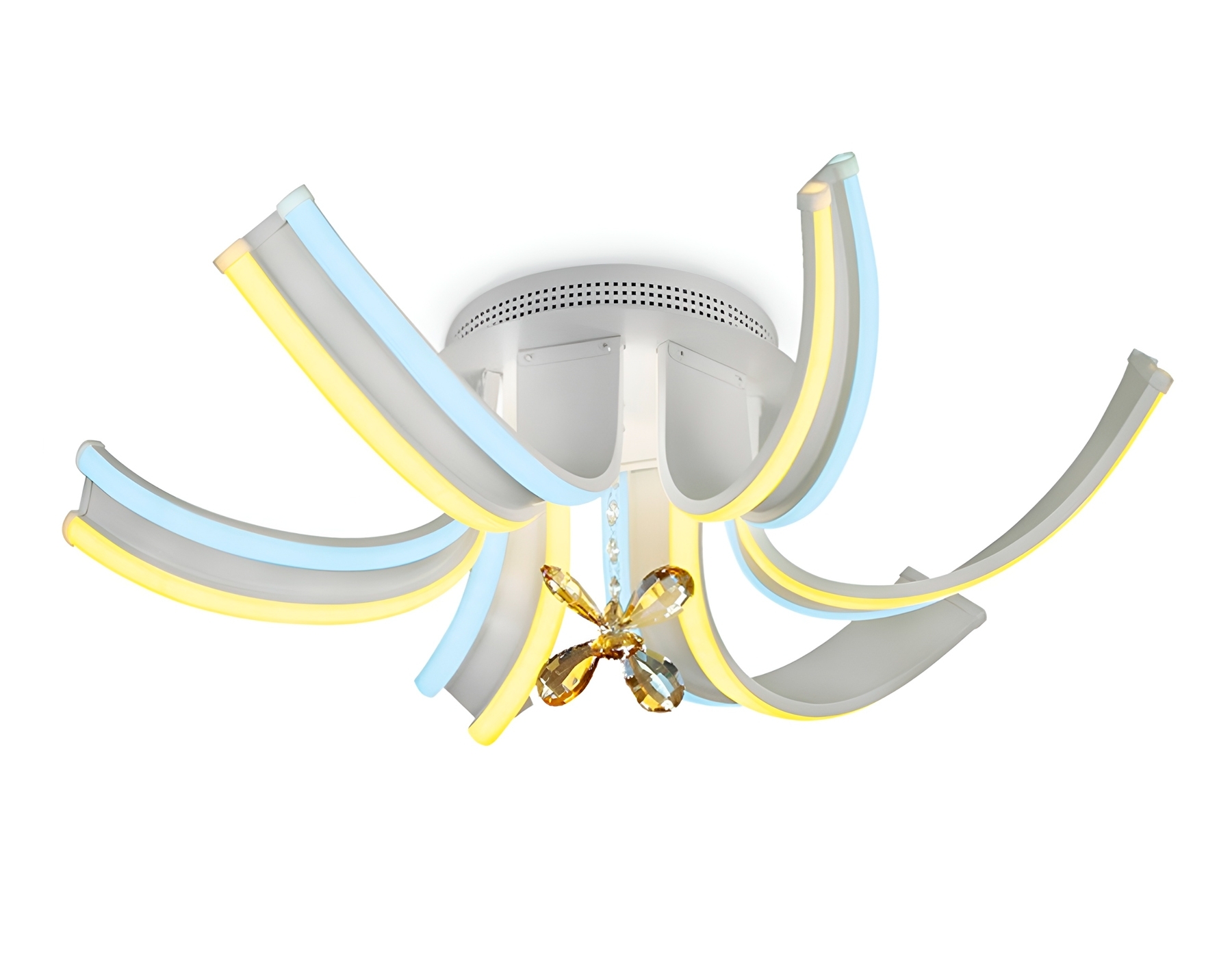 Светильник Ambrella light FL146/6 WH белый 84W 3000K/6400K 620*620*170 (ПДУ РАДИО 2.4)