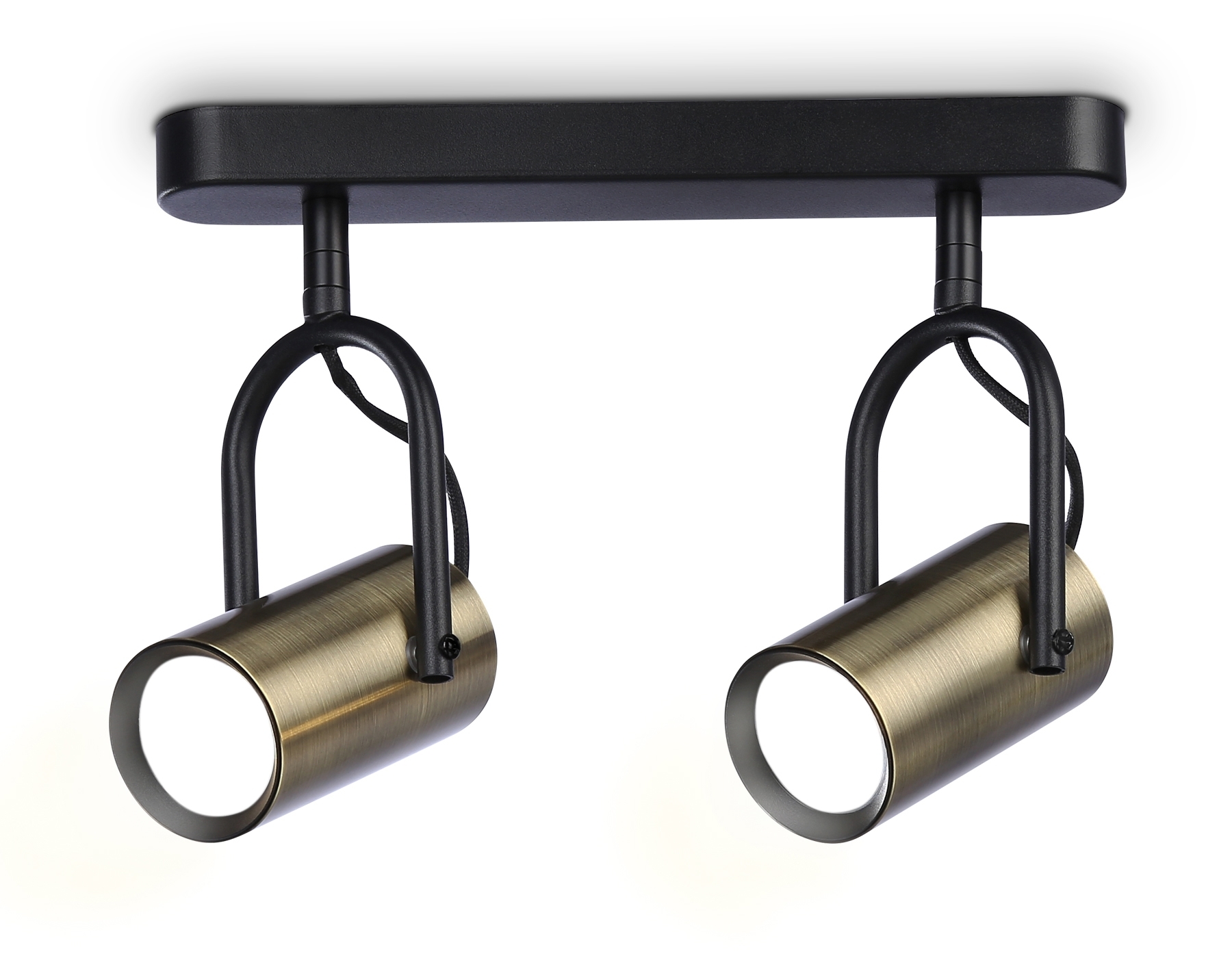 Светильник Ambrella light TA13194/2 BK/SB черный/бронза GU10/2 max 12W 260*100*195