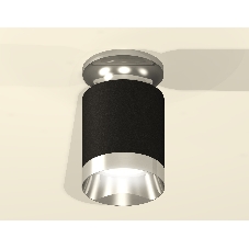Светильник Ambrella Light XS6302121 SBK/PSL черный песок/серебро полированное MR16 GU5.3 (N6903, C6302, N6132)