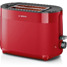 Тостер Bosch TAT2M124 красный, 950 Вт, 2 слота