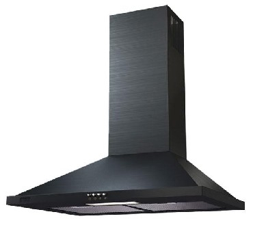 Вытяжка Krona BELLA 600 BLACK PUSH BUTTON черный