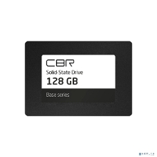 Накопитель SSD CBR Base SSD-128GB-2.5-BS24b, 128Gb, SATA III, 2.5