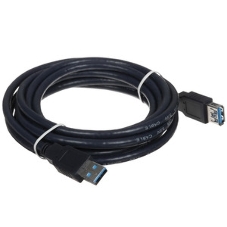 Кабель AM/AF USB3.0 0.5m VCOM удлинитель USB 3.0, VUS7065-0.5M