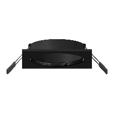 Корпус светильника C6521 SBK черный песок 80*80*H25mm MR16 GU5.3