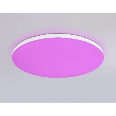 Умный светодиодный светильник FZ2001 WH белый IP54 20W 3000K-6500K+RGB Wi-Fi Алиса/Tuya/Smart Home/Alexa D300*55 (ПДУ ИК)