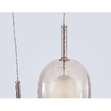 Подвесной светильник Ambrella light LH11156/3 BK/WH/TI черный/белый/янтарь E27*3 max 60W D425*1500