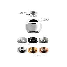 Насадка для корпуса светильника N7928 МСH хром матовый D70*H28mm Out25mm