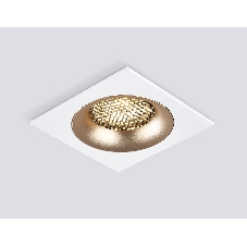 Светильник встраиваемый Ambrella light TN102728 WH/GD белый/золото GU5.3 92*92*23