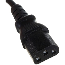 Шнур питания Lanmaster С13-C20, 3х0.75, 220В, 10А, черный, 2 метра