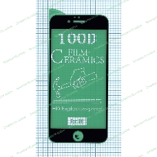 Керамическая пленка (стекло) для Iphone 6/6S черный