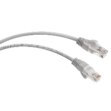 Шнур коммутационный Cabeus, cat.6a, неэкр., U/UTP, RJ45/RJ45, LSZH, AWG24, 5м, серый