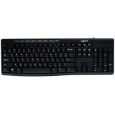 Комплект клавиатура+мышь Logitech Desktop MK200 проводной, USB, 1000 DPI, чёрный