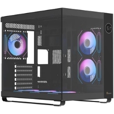 Компьютерный корпус Ocypus Iota C70 BK ARGB ATX/win/black/6 ARGB fans/no PSU/Tempered Glass