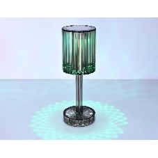 Настольная светодиодная лампа Ambrella light DE8071 GR серый LED RGB 3W (ПДУ RGB)