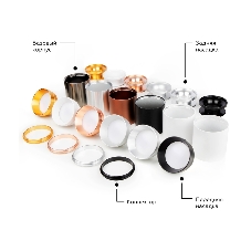 Насадка для корпуса светильника N6133 МСH хром матовый D60*H25mm Out10mm MR16