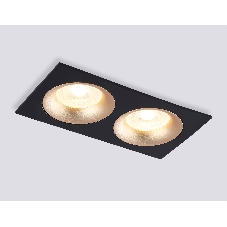 Светильник Ambrella light TN102735/2 BK/GD черный/золото GU5.3 175*92*23