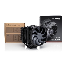 Кулер для процессора/ CPU Cooler Noctua NH-D15 G2 chromax.black (228W, 4-pin PWM, 168mm, Al/Cu, 8x6mm, 2x140mm, 91.5CFM, 24.8dBA, 1500RPM, S: 1851/1700/1200/115X, AM5/AM4, Black)