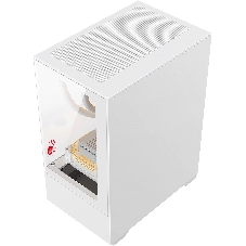 Компьютерный корпус Bloody CC-125 белый без БП mATX 5x120мм 2xUSB2.0 1xUSB3.0 audio bott PSU