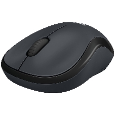 Мышь беспроводная Logitech M220 SILENT черный/серый, 1000 dpi, радиоканал, USB, кнопки - 3