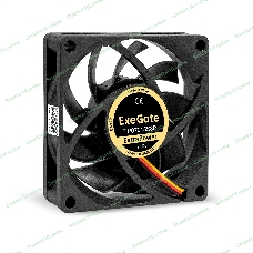 Вентилятор для корпуса ExeGate ExtraPower EP07015S3P черный, 70 мм, 3000 об/мин, 27 дБ, 3 pin