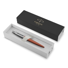 Ручка шариковая Parker Jotter Core K63 (CW1953189) Chelsea Orange CT, M, синие чернила, подарочная коробка