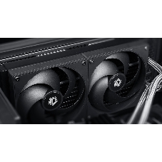 Вентилятор для корпуса ID-Cooling AS-120-K черный, 120 мм, 2000 об/мин, 27.2 дБ, 4 pin