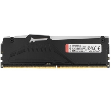 Оперативная память Kingston Fury Beast RGB, DDR5, 32GB (1x32GB), 6000 MHz, CL36, с радиатором, RGB, черный