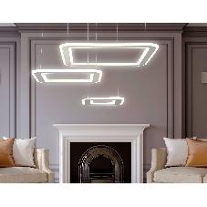 Светильник Ambrella light FA4329/3 WH белый 3000K/4200K/6400K 154W 650*460*590 (ПДУ РАДИО 2.4G)