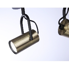 Светильник Ambrella light TA13194/2 BK/SB черный/бронза GU10/2 max 12W 260*100*195