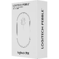 Мышь беспроводная Logitech Pebble M350 белый, 1000 dpi, радиоканал, Bluetooth, USB, кнопки - 3