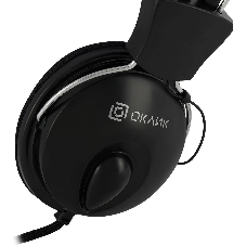 Проводные наушники Oklick HS-M200 черный, накладные, Jack 3.5 мм