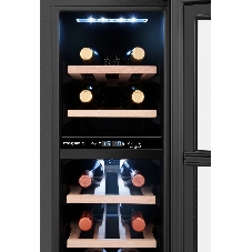Винный холодильник Weissgauff WWCI-16 DB DualZone