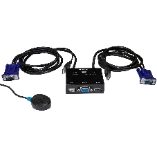 Переключатель KVM 2-портовый ORIGO OKVM221/A1A с портами VGA и USB