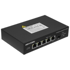 Коммутатор Hikvision DS-3T0306P 4x100Mb 2SFP 4PoE+ 120W неуправляемый