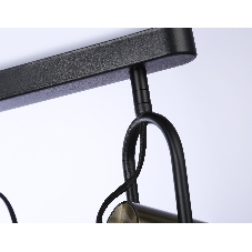 Светильник Ambrella light TA13194/2 BK/SB черный/бронза GU10/2 max 12W 260*100*195