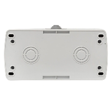 Розетка EKF Мурманск EFR16-129-30-54 2-местная 16А с заземлением с крышкой IP54 серый с защитными шторками