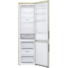 Холодильник LG GA-B509CESL бежевый глянцевый двухкамерный 277/107л морозилка снизу, No Frost