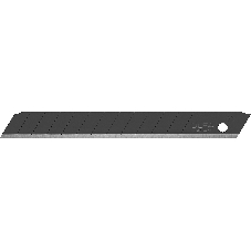 Штукатурно -малярный инструмент Лезвия OLFA сегментированные BLACK MAX, 9х80х0,38мм, 13 сегментов, 50шт OL-ABB-50B