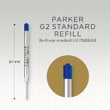 Стержень шариковый Parker QuinkFlow Z08 (CW1950371) M 1мм, синие чернила, блистер