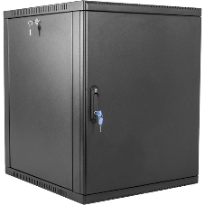 Шкаф ЦМО телекоммуникационный настенный сварной 12U (600 500) съемные стенки, дверь металл, черный