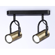 Светильник Ambrella light TA13194/2 BK/SB черный/бронза GU10/2 max 12W 260*100*195