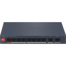 Коммутатор Dahua DH-CS4010-8ET2GT-60, 2×1 Гбит/с, управляемый