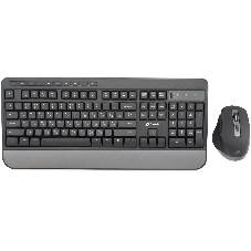 Комплект клавиатура+мышь Oklick S290W беспроводной, USB, 1600 DPI, чёрный