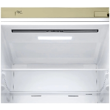 Холодильник LG GA-B509CESL бежевый глянцевый двухкамерный 277/107л морозилка снизу, No Frost